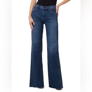 Hudson Rosie Jeans size 26 dark blue wide leg high rise